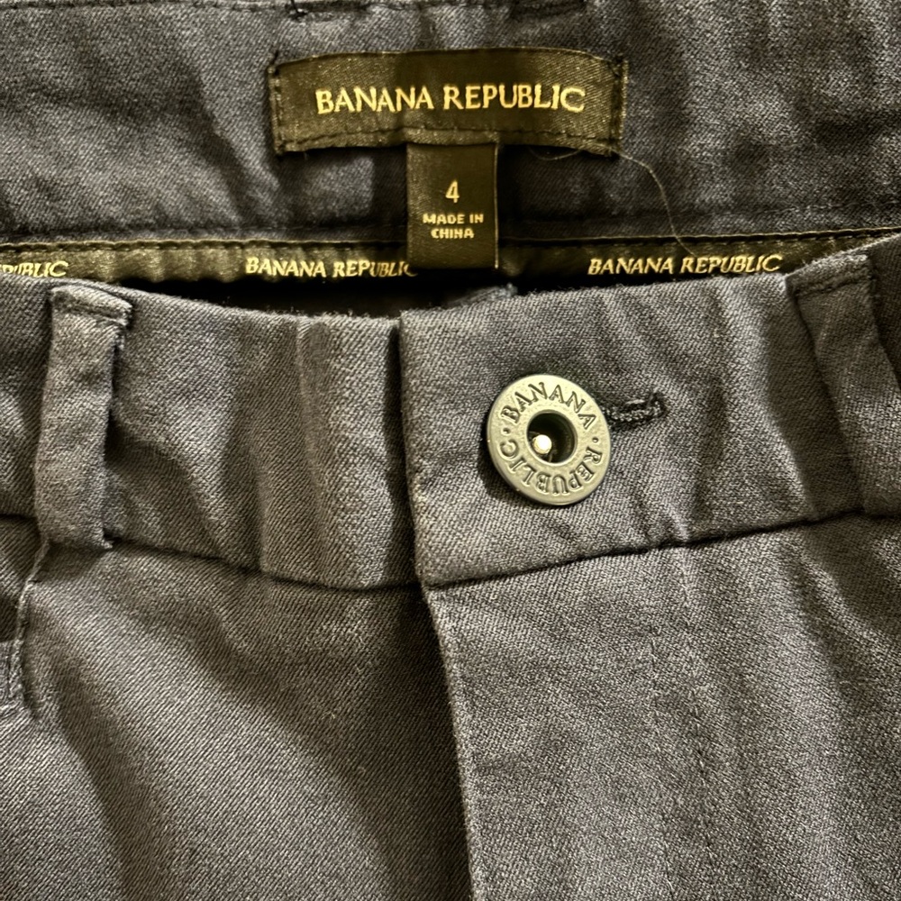 Navy Banana Republic Trousers